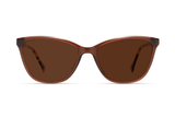 Allure Brown, Cat Eye Brown Sunglasses – front view