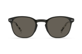 Dare Black, Retro Square Black sunglasses with tortoiseshell temples – side view
 – front view