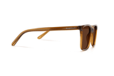 Marvel Brown, Oversized Square Brown Sunglasses with Brown Polarized Lenses – side view