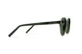 Wonder Green, Geometric Round Green Sunglasses – side view
