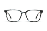 Trust Grey, Lunettes carrées en acétate gris - avant