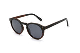 Roseland, Lunettes de soleil rétro rondes en forme de trou de serrure - angulaires