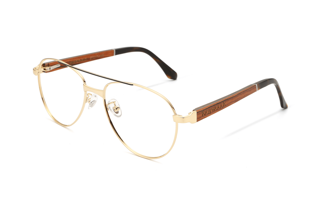 Lunettes en or Purpose