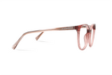 Felicity Pink, lunettes ovales en acétate rose - Side