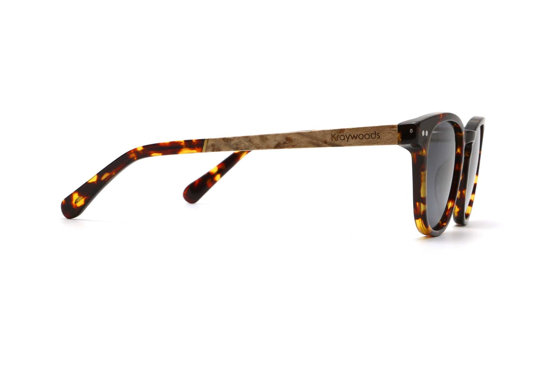 Carter, Vert Tortue Lunettes de soleil rétro carrées - Side