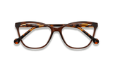 Allure Brown, Cat Eye Lunettes en acétate marron - FOlded