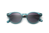 Flash, Lunettes de soleil rondes bleu clair - pliées