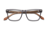 Grace Grey, lunettes carrées en acétate gris - pliées