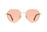 Elton, Elton John Lunettes de soleil 'Pink Hexagon' - Front