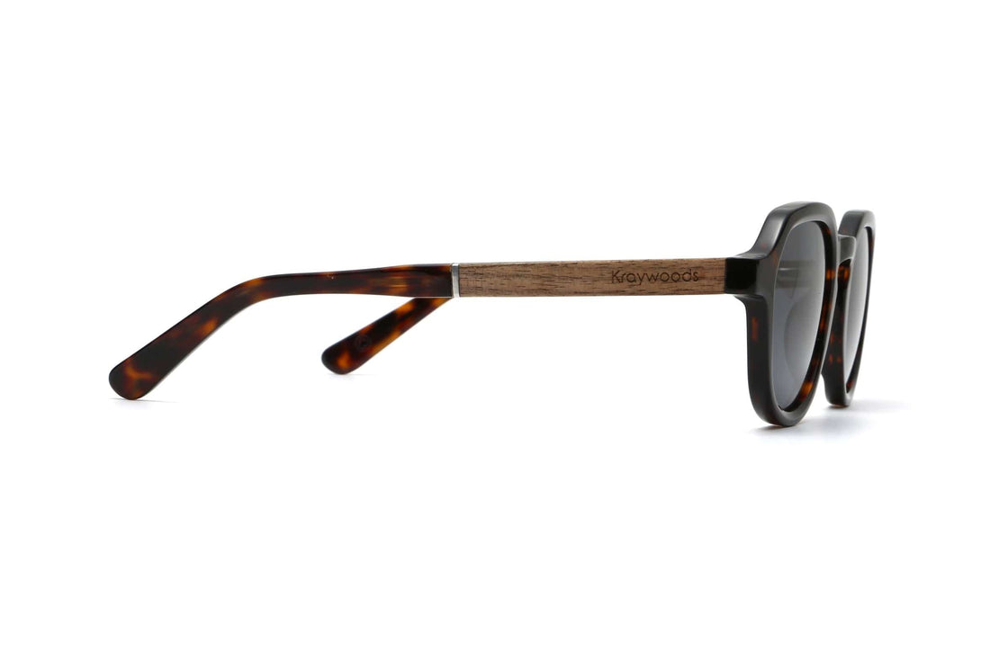 Hudson, Lunettes de soleil carrées rétro géométriques - Side