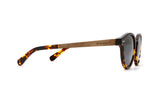 Trevor, petites lunettes de soleil rondes en tortue - Side