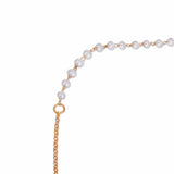 Chaîne de lunettes - Chaîne de lunettes en perles blanches et or