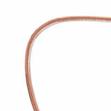 Chaîne pour lunettes - Chaîne pour lunettes à chevrons or rose