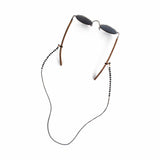Chaîne de lunettes - Chaîne de lunettes en perles noires et or