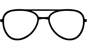 Icône en forme d'aviateur